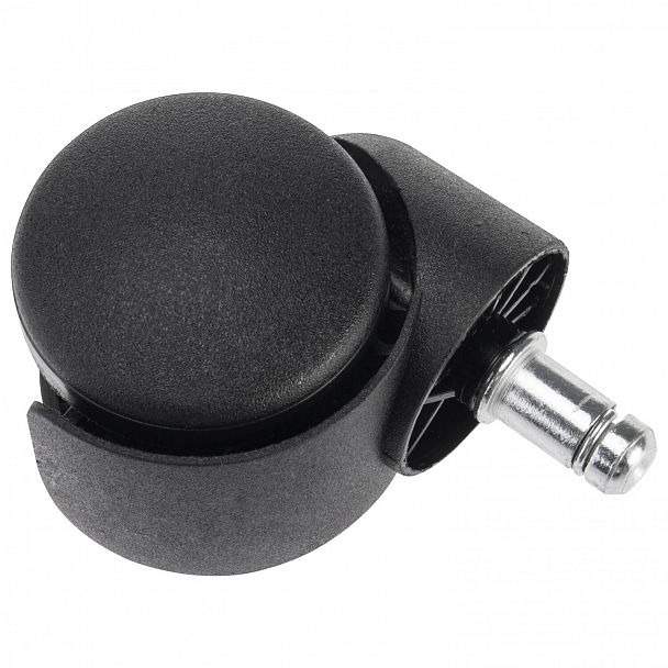 Колеса (ролики) BRABIX для кресла, пластиковые, КОМПЛЕКТ 5 шт., шток d11 мм, черные, в коробе, 532008 - Вид 7