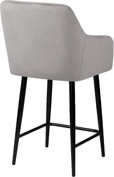 Комплект полубарных поворотных кресел Барли К, Confetti silver/черный, 2 шт. - Вид 5