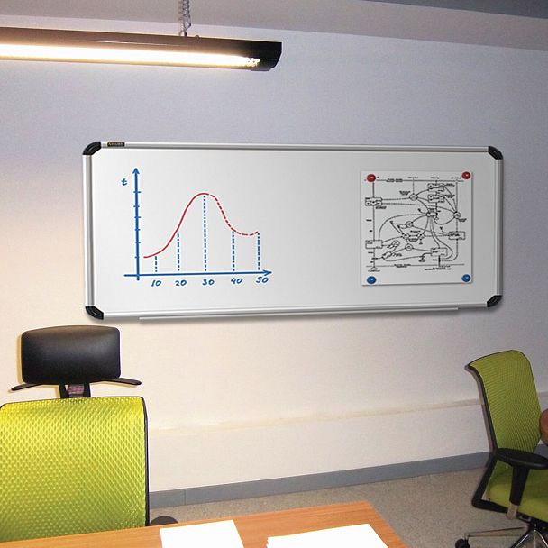 Доска магнитно-маркерная 120х240 см, улучшенная алюминиевая рамка, ГАРАНТИЯ 10 ЛЕТ, BRAUBERG Premium, 231702 - Вид 7