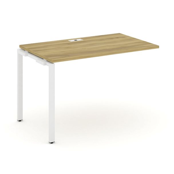 Concept Наборный элемент рабочей станциии CN.ONRS-002 Дуб Винченцо/Металл Белый 1180*720*750 - Вид 1