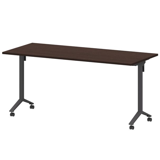 Стол мобильный складной МБ22-160.70 Дуб венге/Антрацит 1600x700x750 Моби - Вид 1
