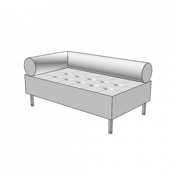 Диванная секция "Корфу" 2 с одним подлокотником - Вид 3