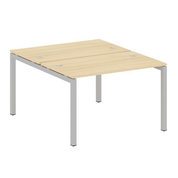 Metal System Quattro Р. ст. на П-образном м/к 50БП.РАС-СП-2.2 Акация/Серый металл 1200*1475*750 - Вид 1