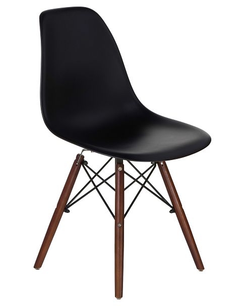 Стул обеденный LMZL-PP623 (ножки тёмный бук, цвет сиденья чёрный) - Вид 2