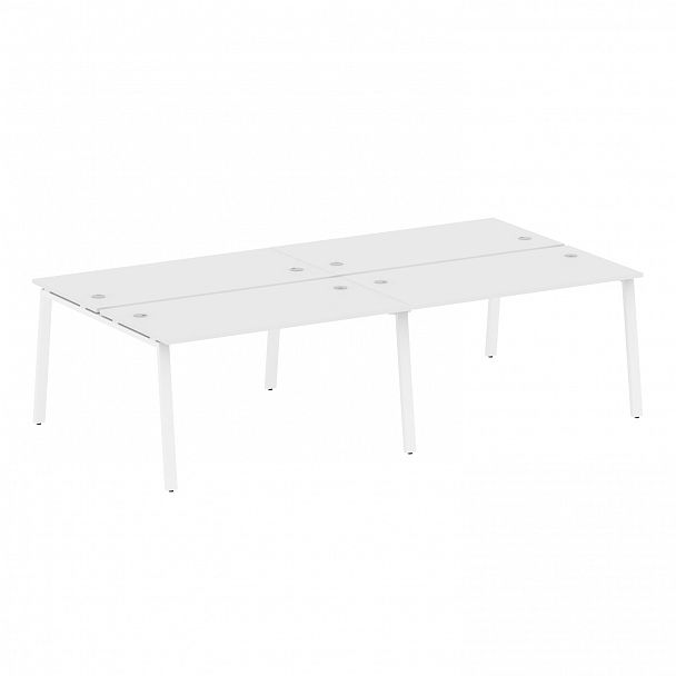 Рабочая станция "Metal System" БА.СМ-4.3 белый - Вид 1