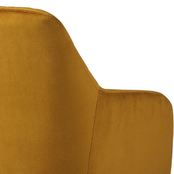 Барное поворотное кресло Барли К, Confetti chai tea/черный - Вид 10