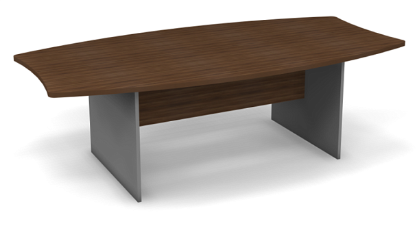 Конференц-стол Берлин Орех Вармия/Серый КСВ 240 - Вид 1