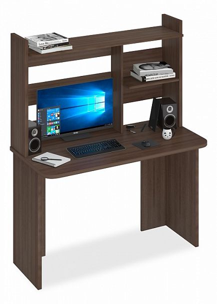 Стол компьютерный Домино Lite СКЛ-Прям120Р+НКЛ-120 Шамони - Вид 1