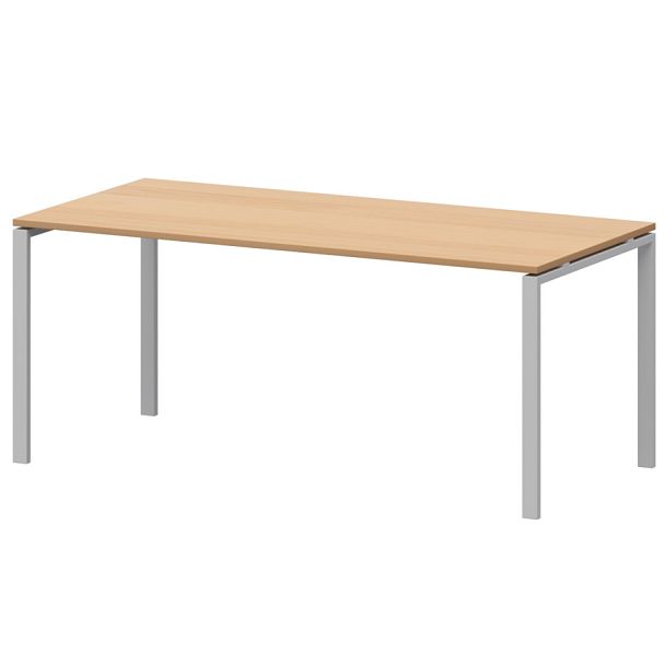 Стол на металлокаркасе для заседаний АМ-0058 Ольха/Белый 1800x850x760 Арго-М - Вид 1