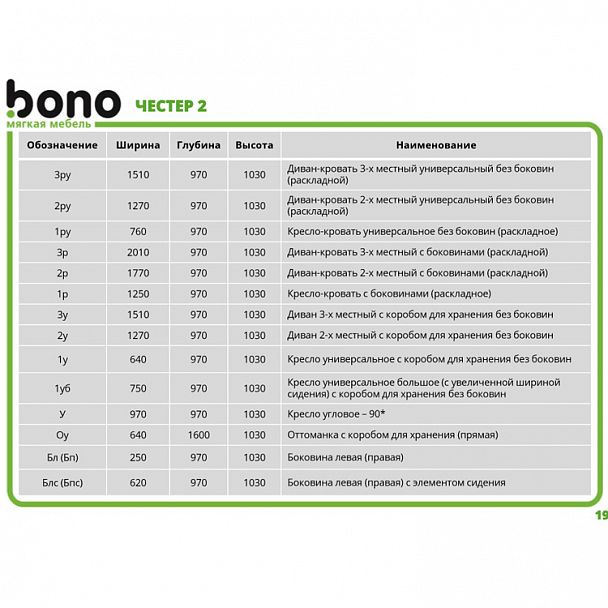 Угловой диван "Честер 2" БЛ-2РУ - Вид 5