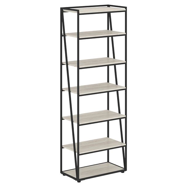 Стеллаж LMHC 80 Сосна Эдмонт/Черный 800х430х2253 LOFTIS - Вид 1