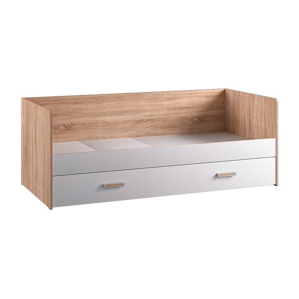 Спальня Бланка. Кровать универсальная дуб сонома/белый - Вид 1