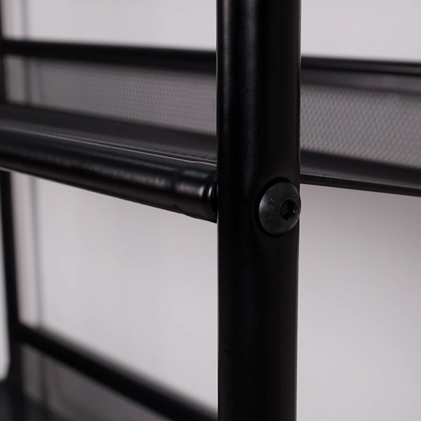 Полка для обуви "Женева-23", 645х270х600 мм, 3 полки, металл, чёрная, ПДО Ж23 Ч - Вид 7