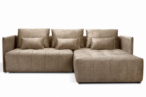 Мягкий угол "Чилетти" бежевый - Вид 2