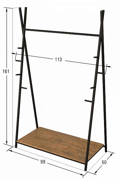 Вешалка гардеробная Фелтон - Вид 4