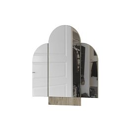 ЗР 552 Бася ЛДСП зеркало трельяжное дуб крафт серый/дуб крафт белый - Фото предпросмотра