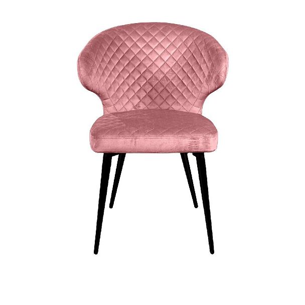 Стул Richard ромб, бархат пудровый 15 - Вид 2