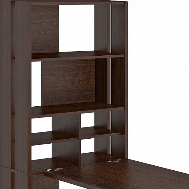 Стол компьютерный Домино Лайт СТЛ-ОВХ+С100Прям Венге - Вид 4