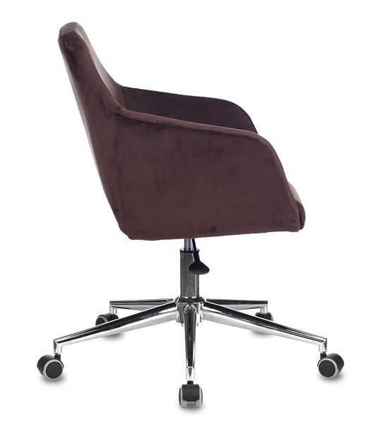 Кресло Бюрократ CH-380SL мокко Italia 6 крестов. металл хром - Вид 2