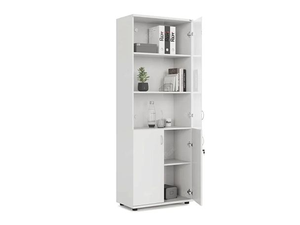 ЛАЙТ / LIGHT RLG039-70x35 Шкаф комбинированный 70x35x183 Белый - Вид 3