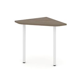 Стайл Проджект Угловой элемент стола SN-4.USP-021 Вяз Благородный/Металл Белый 800*800*750 - Фото предпросмотра