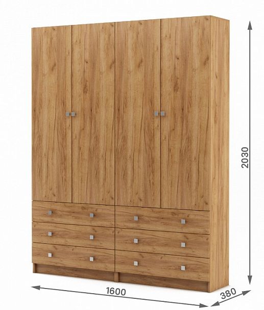 Шкаф платяной Бостон-21 - Вид 2