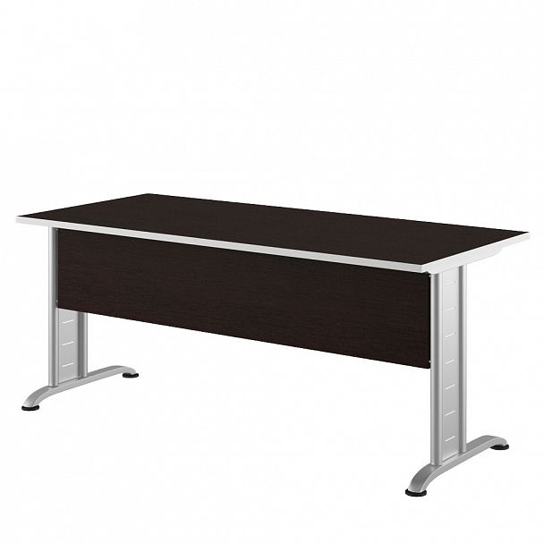 Стол письменный Metal Swift 180x80x75 тёмный дуб - Вид 1