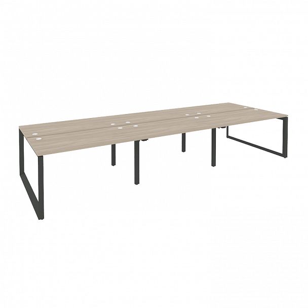 Рабочая станция "Onix" O.MO-D.RS-6.3.7 дуб аттик/антрацит - Вид 1