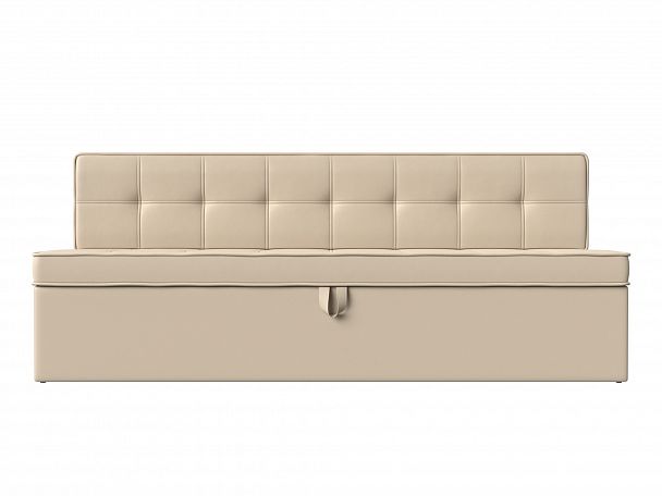 Кухонный диван Техас (полностью экокожа бежевая) - Вид 2