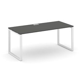 Стайл Проджект Директ Стол письменный SN-6O.SR-013.M Антрацит NEW/Металл Белый/Заглушка Металл Белый - Фото предпросмотра