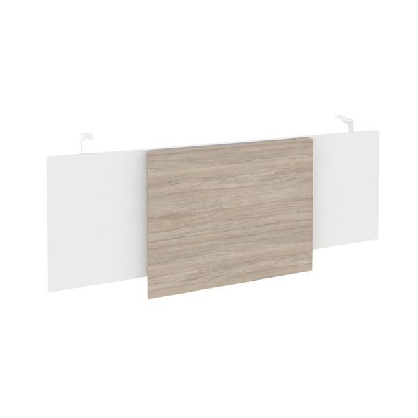 Onix Direct Царга стола руководителя O.M-CSR-3 Белый бриллиант/Дуб аттик/Белый металл 1140*450*54 - Вид 1