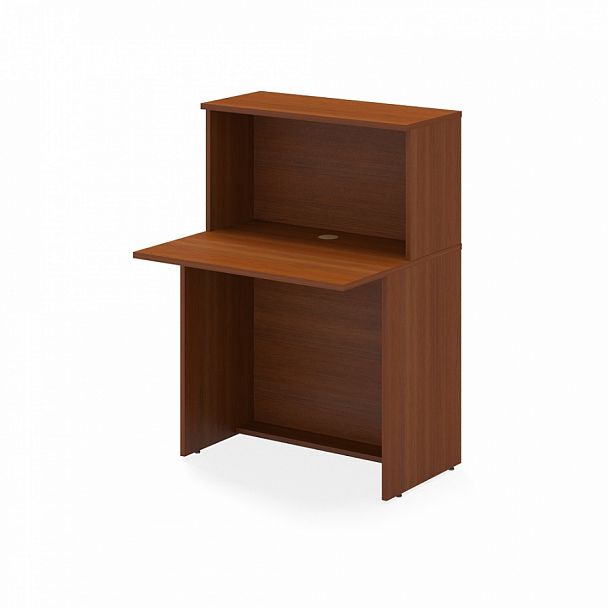 Стойка-ресепшн "Система-M" ПК-УНФО-СКР80х70-В1-35 миланский орех светлый - Вид 1