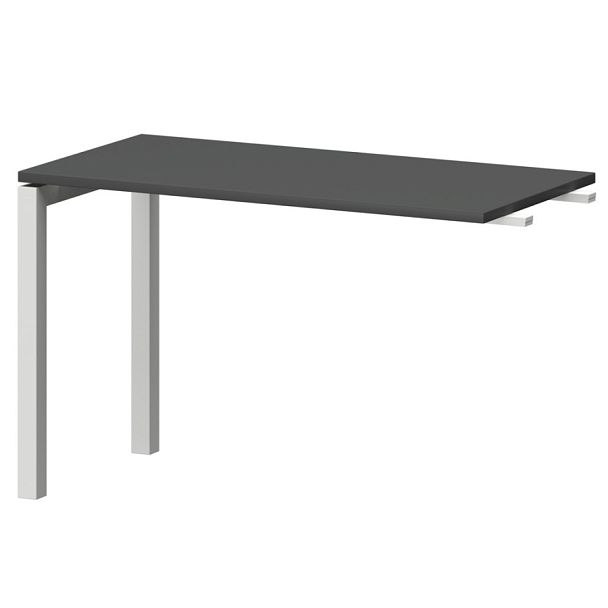 Бриф-приставка СМБ25-П-12.Пр50 Графит/Белый 1200x600x750 Смарт - Вид 1