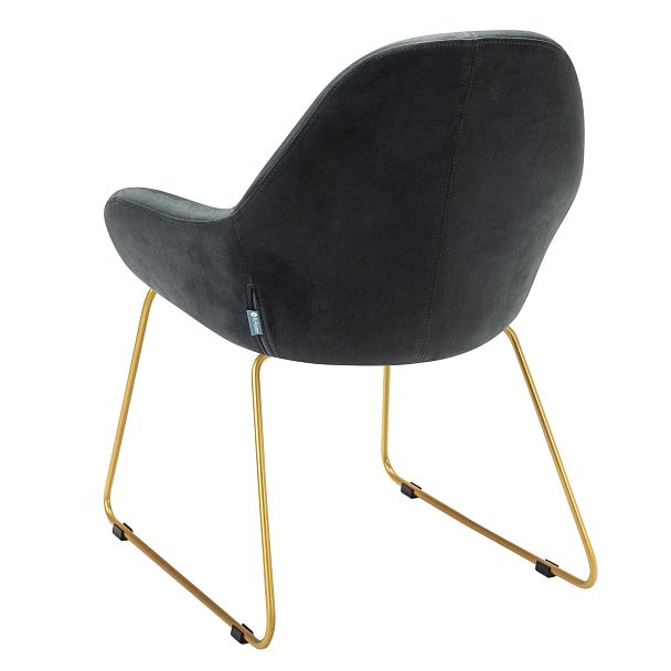 Кресло Kent Diag grey/Линк золото - Вид 4