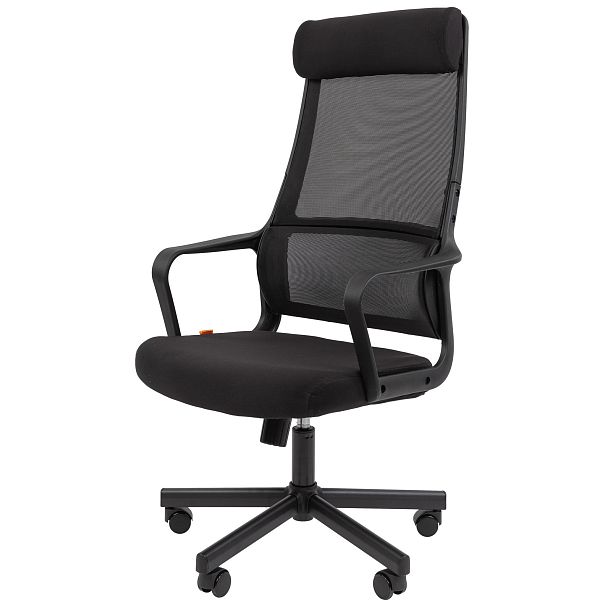Кресло CHAIRMAN 590, ткань/сетка, черный - Вид 2