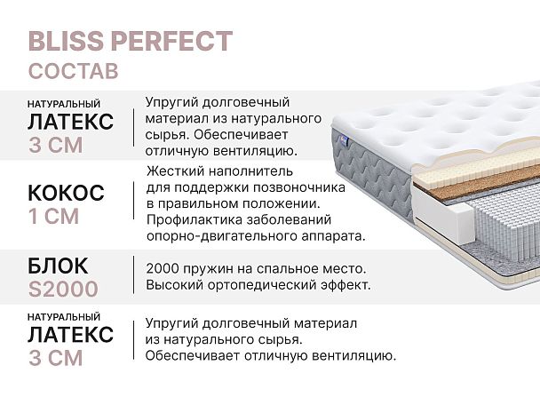 Матрас Димакс Bliss Perfect 90х200 - Вид 5