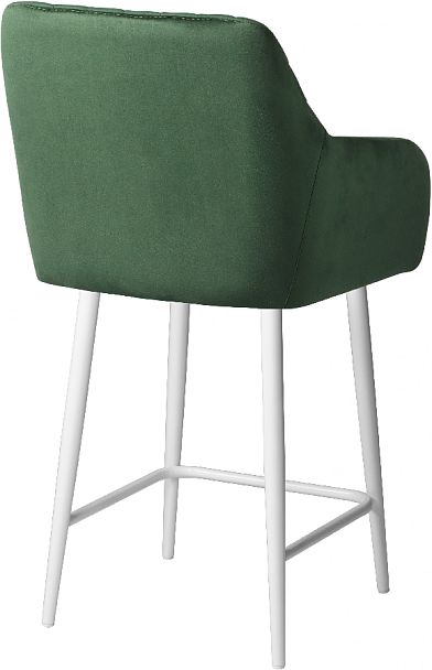 Комплект полубарных поворотных кресел Барли К, Confetti deep forest/белый, 3 шт. - Вид 5