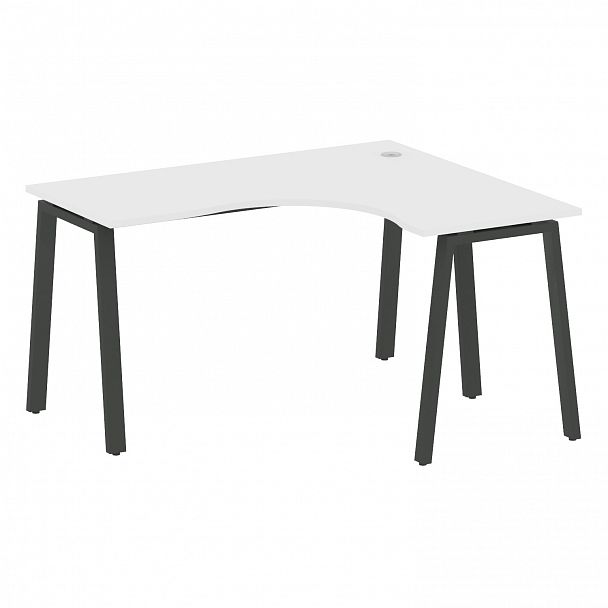 Стол "Metal System" БА.СА-3 белый/антрацит - Вид 1