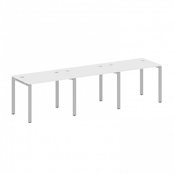 Рабочая станция "Metal System" БП.СМ-3.1 белый/серый - Вид 1