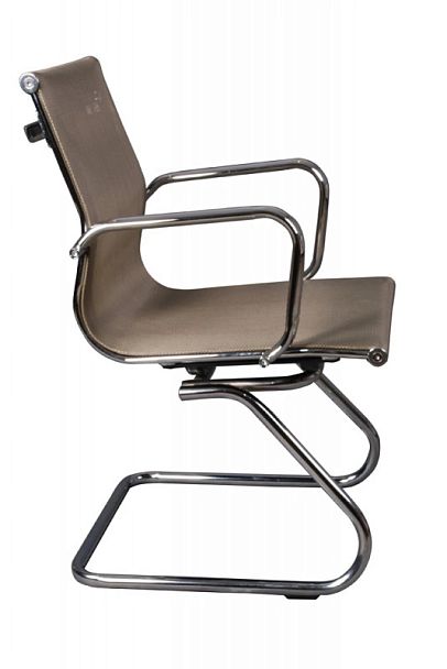 Кресло Бюрократ CH-993-Low-V золотистый сетка низк.спин. полозья металл хром - Вид 2