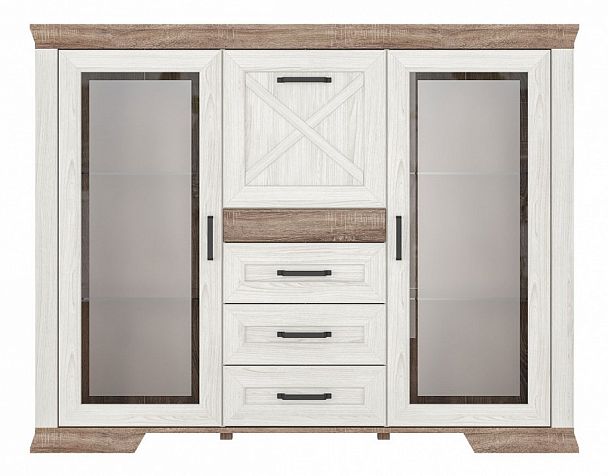 Тумба-витрина Marselle KOM2W3S1K - Вид 1