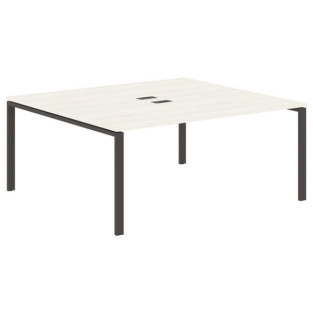 Стол 2-х местный EUWST 1716 Ясень Траун/Мокко 1760х1606х750 EDIS - Вид 1