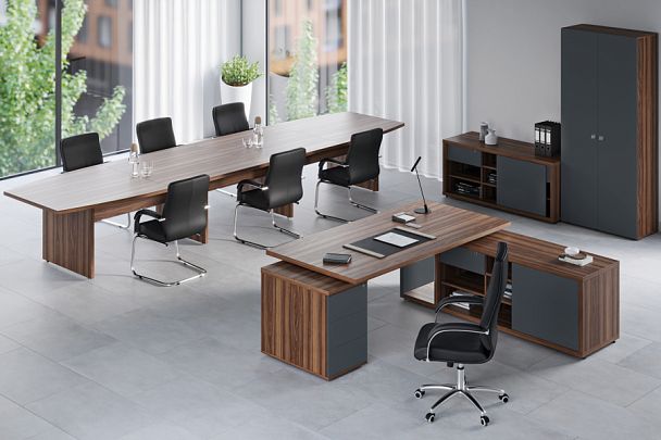 Креденция тип 2 Zion 150x57x65 дуб шамони светлый - Вид 6