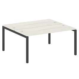 Metal System Quattro Р. ст. на П-образном м/к 50БП.РАС-СП-2.4 Дуб наварра/Антрацит металл 1600*1475*750 - Фото предпросмотра