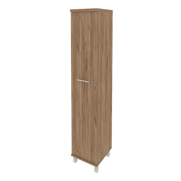 First Шкаф высокий узкий правы KSU-1.9 (R) Дуб табак 401*432*2060 - Вид 1