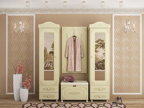 Шкаф для белья Ассоль плюс АС-01 - Вид 2