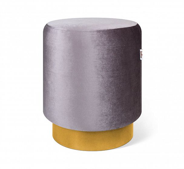 Пуф Sheffilton SHT-B8 ледяная лаванда/золото - Вид 2