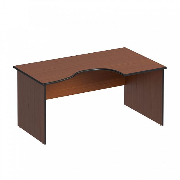 Стол письменный эргономичный правый "Дин-Р" ДР 109 французский орех - Вид 1