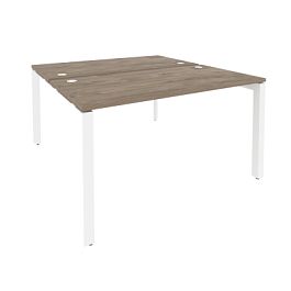 Onix Рабочая станция на П-образном м/к O.MP-D.RS-2.3.7 Тиквуд темный/Белый металл 1380*1475*750 - Фото предпросмотра