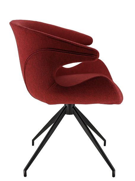 Обеденное кресло Everprof Liberty (Либерти) Ткань Бургунди - Вид 3